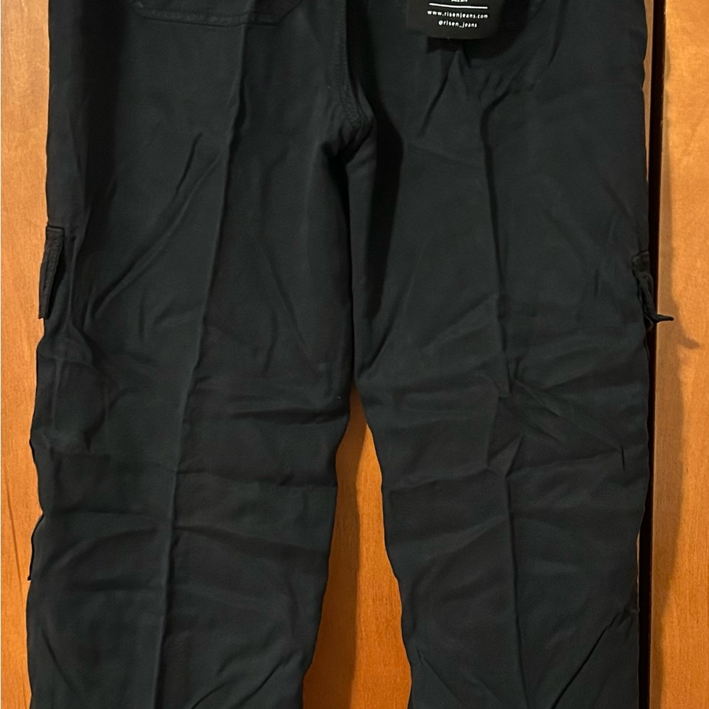 RISEN Women's Black Cargo Pants